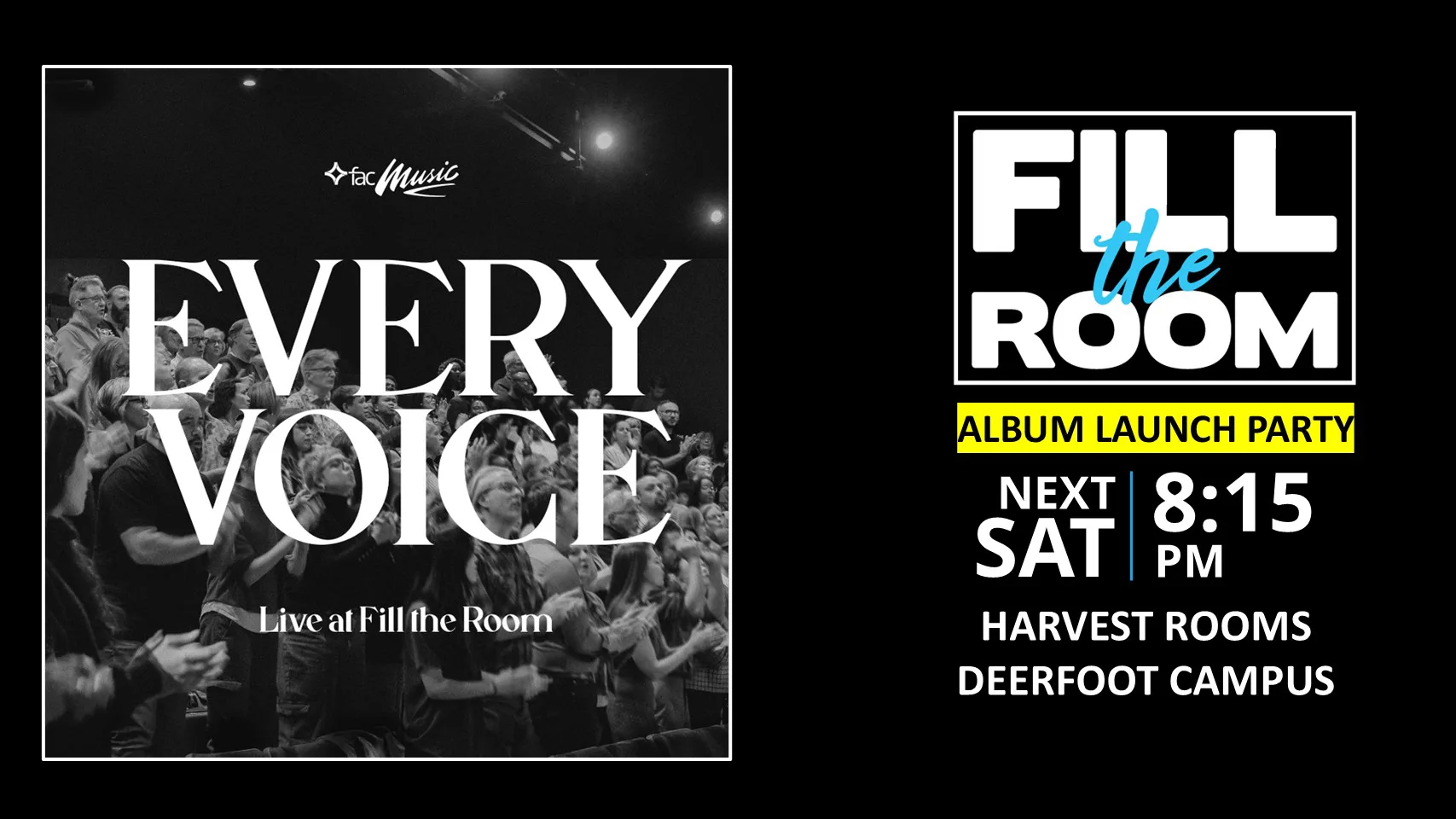 Fill the Room - Every Voice Album Launch Party