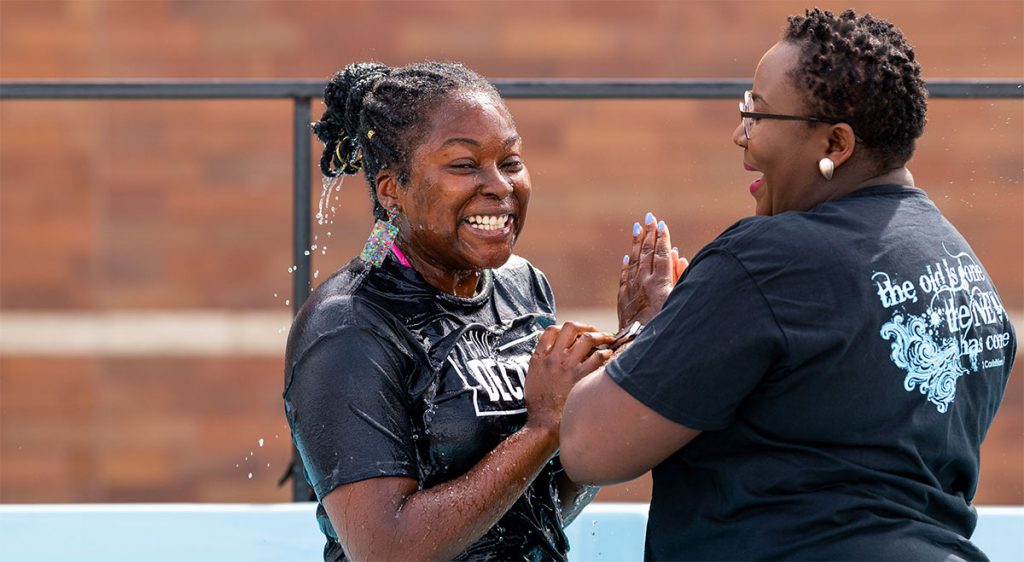 baptism: black female