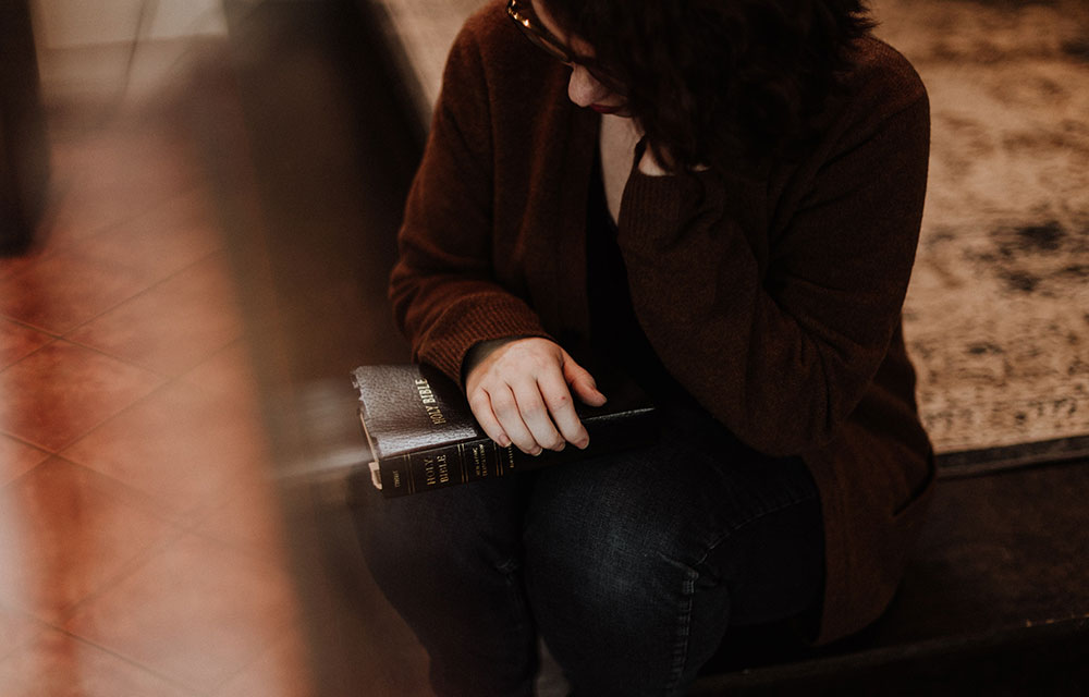 woman with Bible